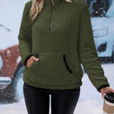 Ellis | Long Sleeve Zip-Up Sweatshirt