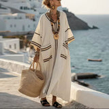 Loose Dress "Alice" with Contrasting Finishes