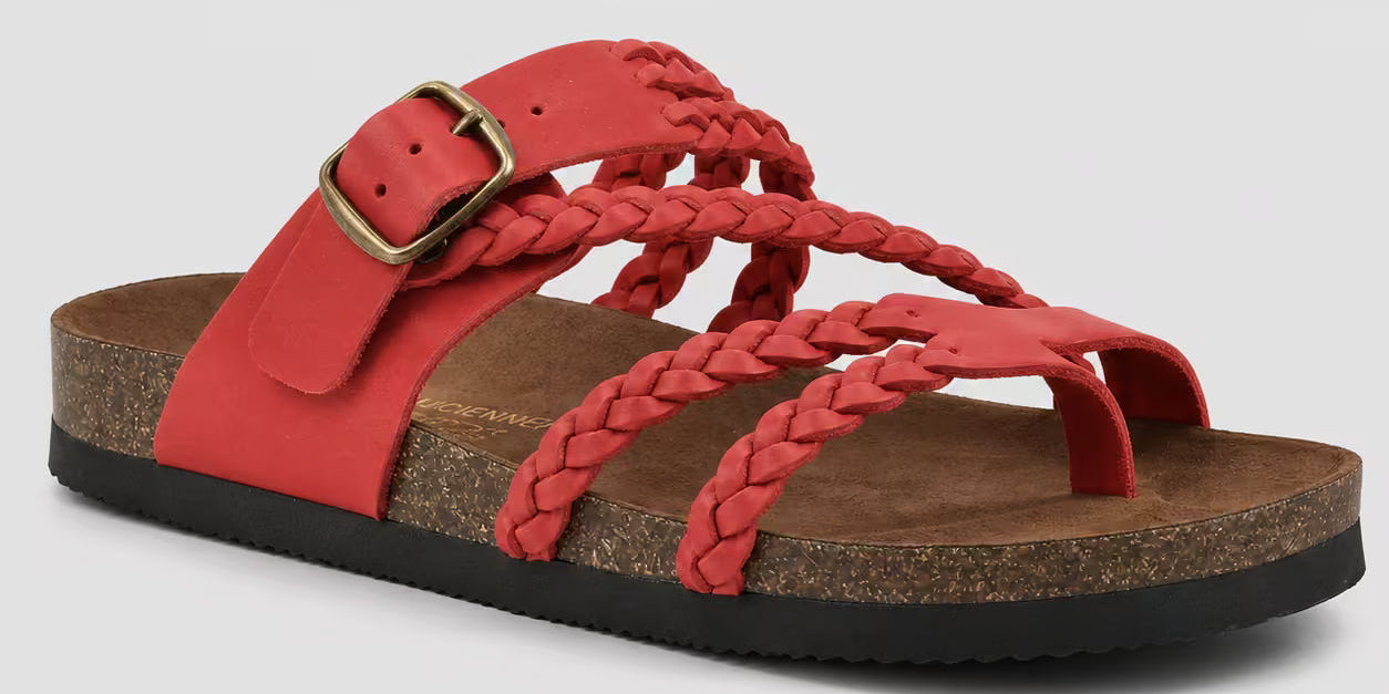Elena | Woven Leather Sandals