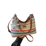 The Striped Boho Shoulder Bag