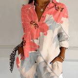 MELODIE™ – Elegant Floral Button Shirt