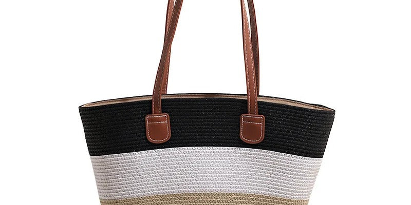 Cora™ | The Colourful Woven Straw Tote