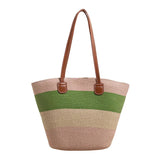 Cora™ | The Colourful Woven Straw Tote
