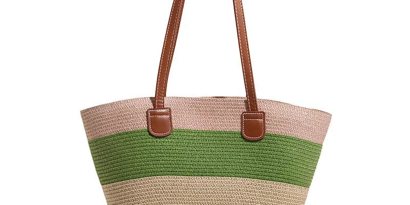 Cora™ | The Colourful Woven Straw Tote