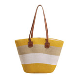 Cora™ | The Colourful Woven Straw Tote
