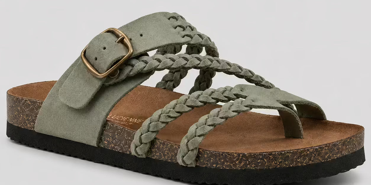 Elena | Woven Leather Sandals