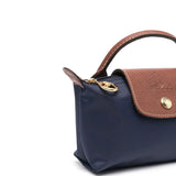 Le Pliage Handbag Navy Blue (XS)